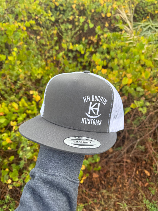 KH Rockin Kustoms Flatbill Hat- Charcoal