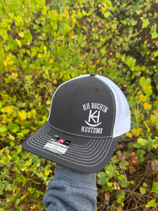 KH Rockin Kustoms Hat- Black/White